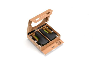 Velospring, Holzgriffe, Fahrradgriffe aus TPU Kunststoff in der Box