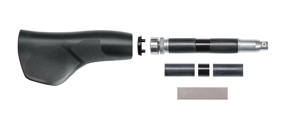 Kunststoff Fahrradgriff 'art comfort' ergonomisch & gefedert techisches Bild