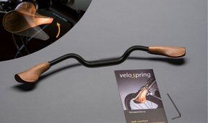 Fahrradgriffe sen comfort vormontiert und ergonomisch am Lenker MbarM Black