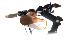 Ergonomischer Holzgriff >>sen comfort<< - Velospring - Fahrradgriffe mit Handgelenksfederung
