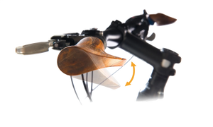 Ergonomischer Holzgriff >>sen comfort<< - Velospring - Fahrradgriffe mit Handgelenksfederung