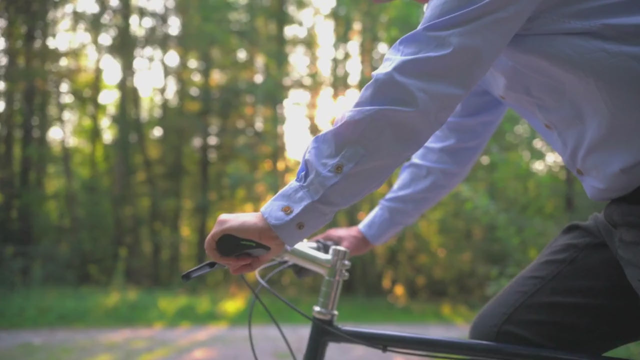 Velospring Fahrradgriffe Promo Video Header Funktion Federung Sonnenschein Freude am Fahren